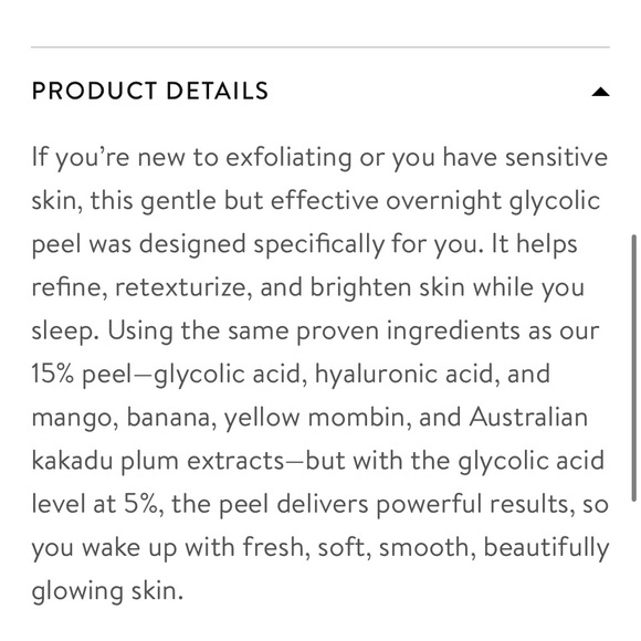 5/$25 • Goop Glow Overnight Peel - Picture 3 of 4